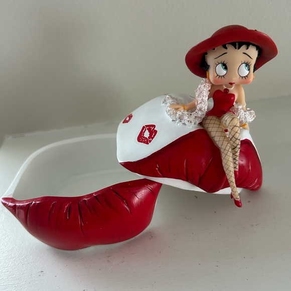 Jewelry box Betty Boop Rare porcelain - Picture 3 of 9